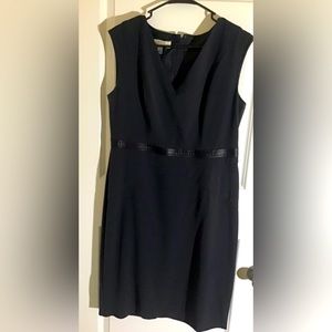 Hot black one piece Kasper, sleeveless dress, size 12